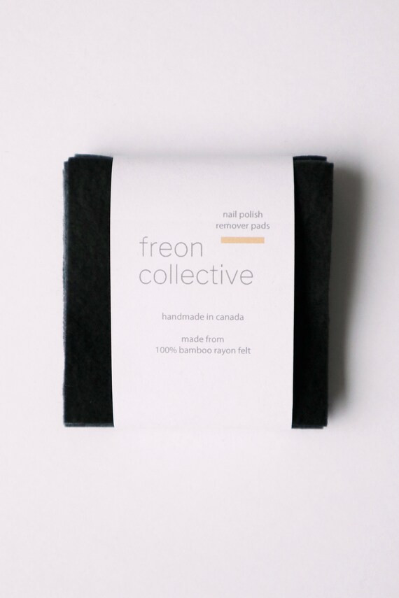 Haga clic para obtener más información sobre Almohadillas quitaesmalte reutilizables |100 % fieltro de bambú, cero residuos, ecológico