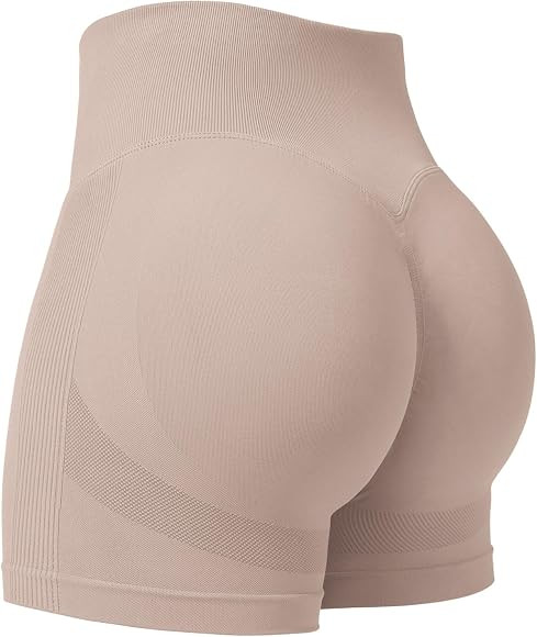 YEOREO Professional Women Workout Shorts 3.6" Scrunch Shorts Seamless High Waisted Contour Gym Yo... | Amazon (US)