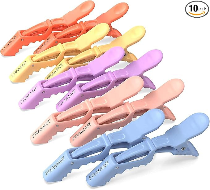FRAMAR Pastel Hair Clips 10 pcs, Hair Clips For Women, Premium Hair Clip, Alligator Hair Clips fo... | Amazon (CA)