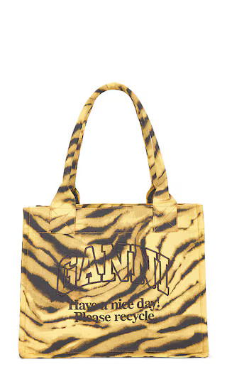 Large Easy Shopper Pocket Print Tote Bag | Revolve Clothing (Global)