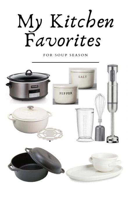 Soup season is upon us! I’m sharing some of my favorite kitchen essentials that I use when I make soup at home. These are tried and true and definitely some of my favorites!  

#LTKhome #LTKSeasonal