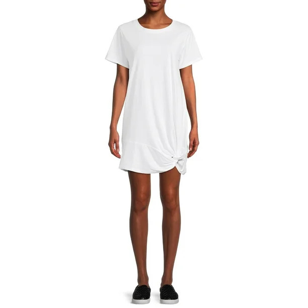 Wet Seal Juniors' Tie Knot T-Shirt Dress - Walmart.com | Walmart (US)