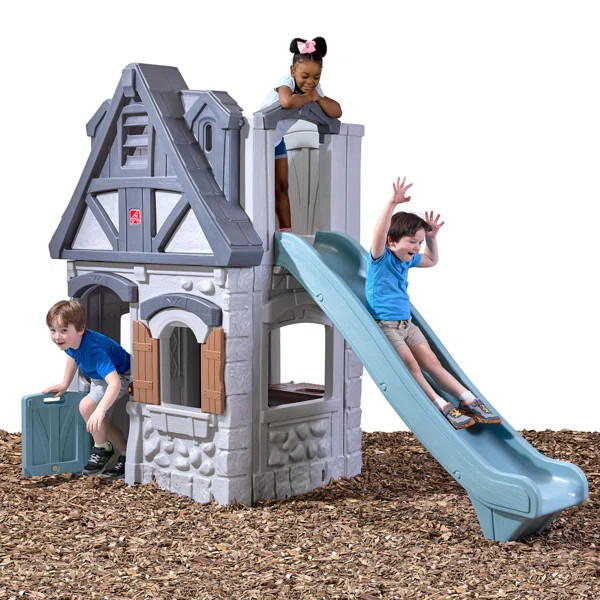 Enchanting Adventures 2-Story Playhouse & Slide | Wayfair North America
