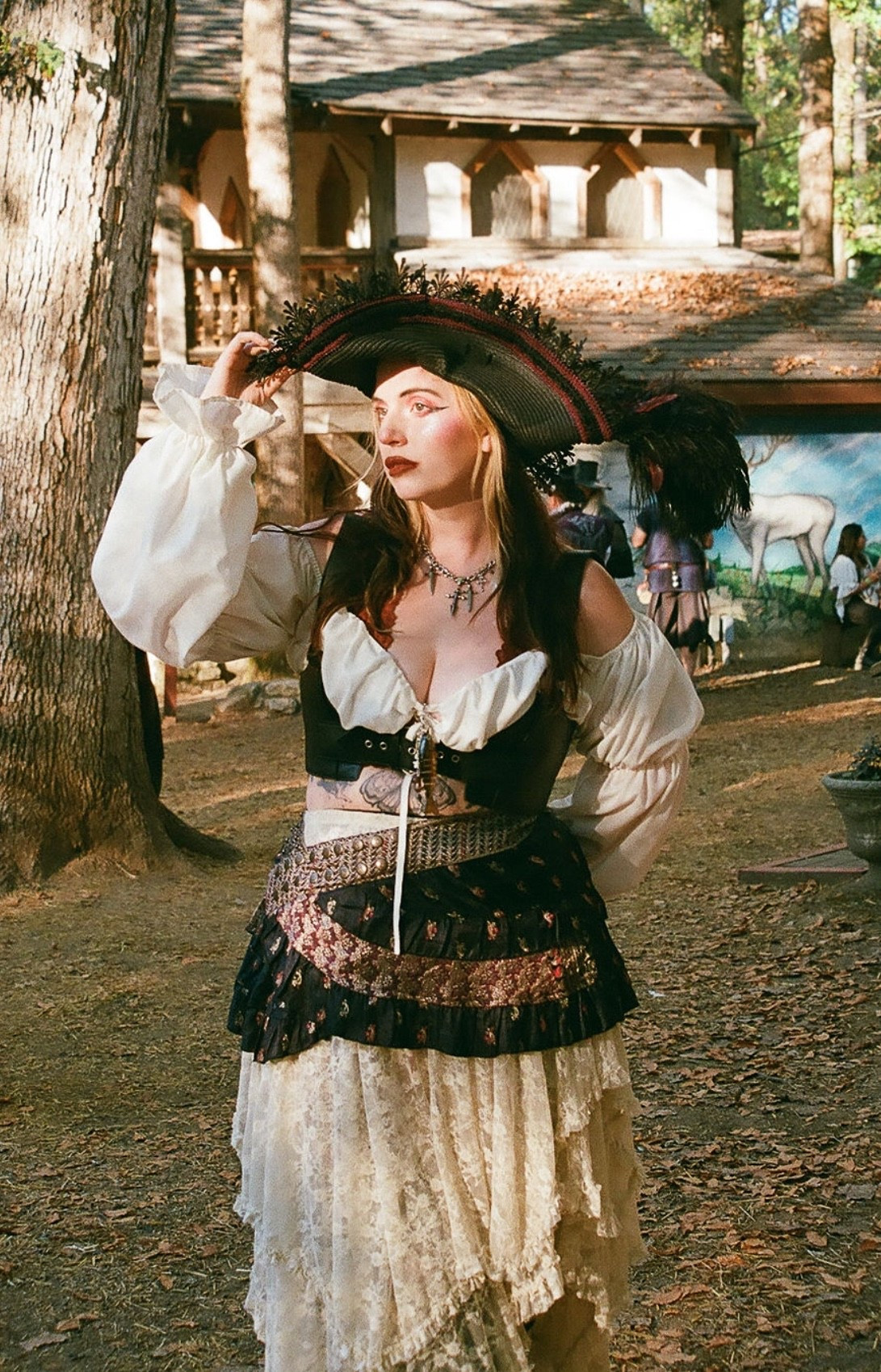 Pirate vibes from ren faire - expert Halloween costume tho! 

#LTKMidsize #LTKHalloween