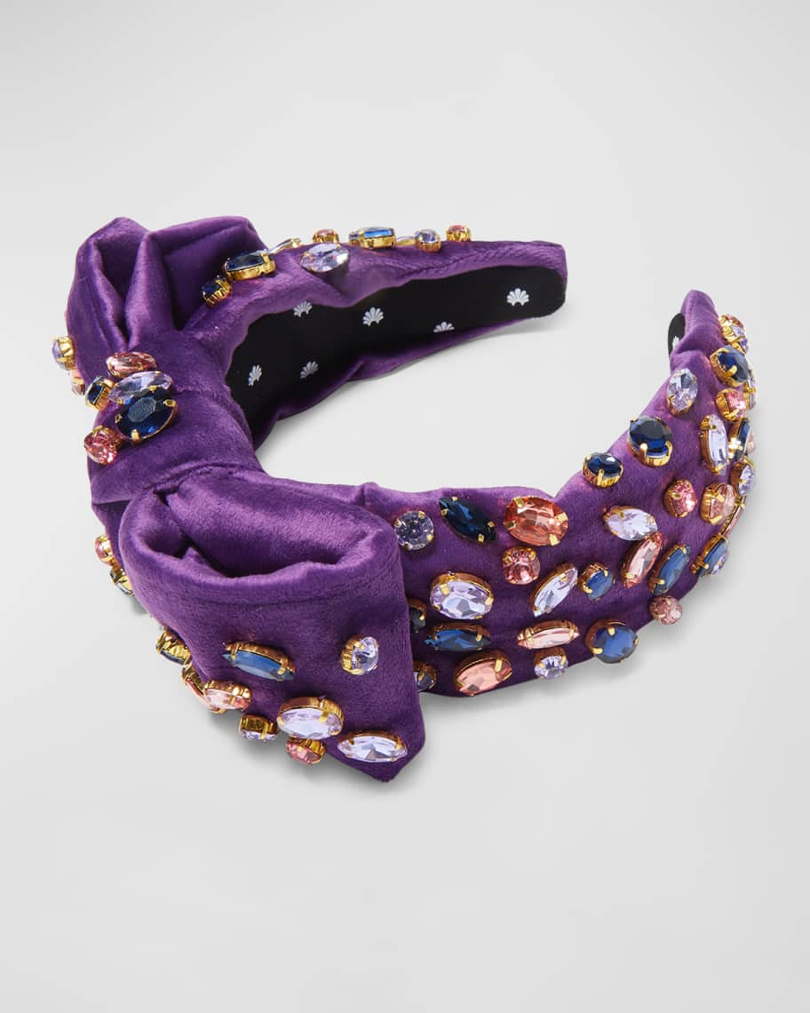 Lele Sadoughi Glittering Crystal Holly Headband | Neiman Marcus