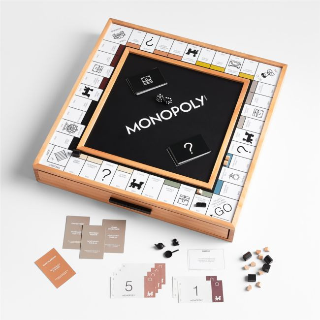 Crate & Barrel Monopoly Deluxe Edition Board Game | Crate & Barrel