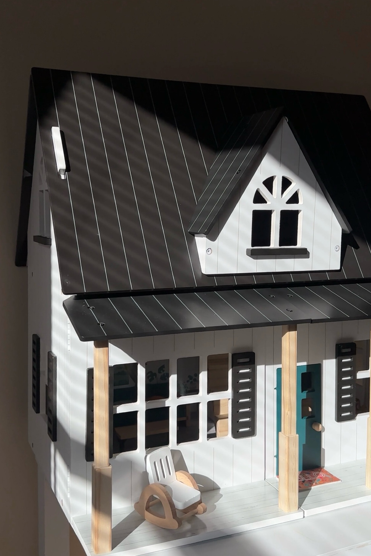 farmhouse wooden doll house ☁️🤍 

#LTKGiftGuide #LTKKids #LTKHoliday