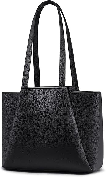 LOVEVOOK Tote Bag for Women,Ultra Soft Foldable Vegan Faux Leather Shoulder Bag, Fashionable Mini... | Amazon (US)