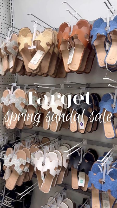 🎯Breaking News!! It’s Target Circle week and my favorite sandals are on sale w#for just $14!! They fit TYS, come in 5 colors, go with everything in your spring and summer wardrobe AND have memory foam for added comfort👏🏼👏🏼
⚠️Comment SANDAL for all the links & sizing info to be sent to you! 
⚠️ FOLLOW ME FIRST! You will not see my messages if you are not following me or you have your messages restricted in privacy settings.

Target haul, Target style, spring sandals, flat sandals, affordable fashion, summer shoes, what to pack, what to wear, how to style, style in a budget, Hermes inspired, vacation outfit, over 40 fashion, Target fashion finds, Target shopping, mom style

#LTKxTarget #LTKshoecrush #LTKsalealert