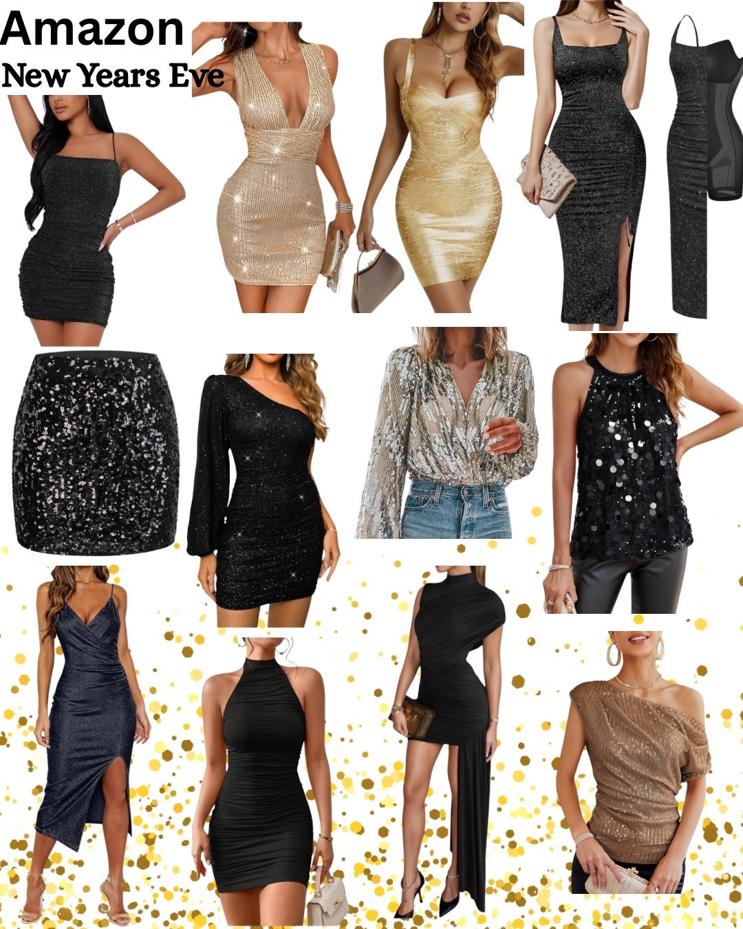 New Year's Eve outfit. New year's outfit. Party outfit. Glitter outfit. Sparkle outfit. Metallic outfit. New Year's Eve party. Amazon style 


#LTKHoliday #LTKFindsUnder50 #LTKSeasonal