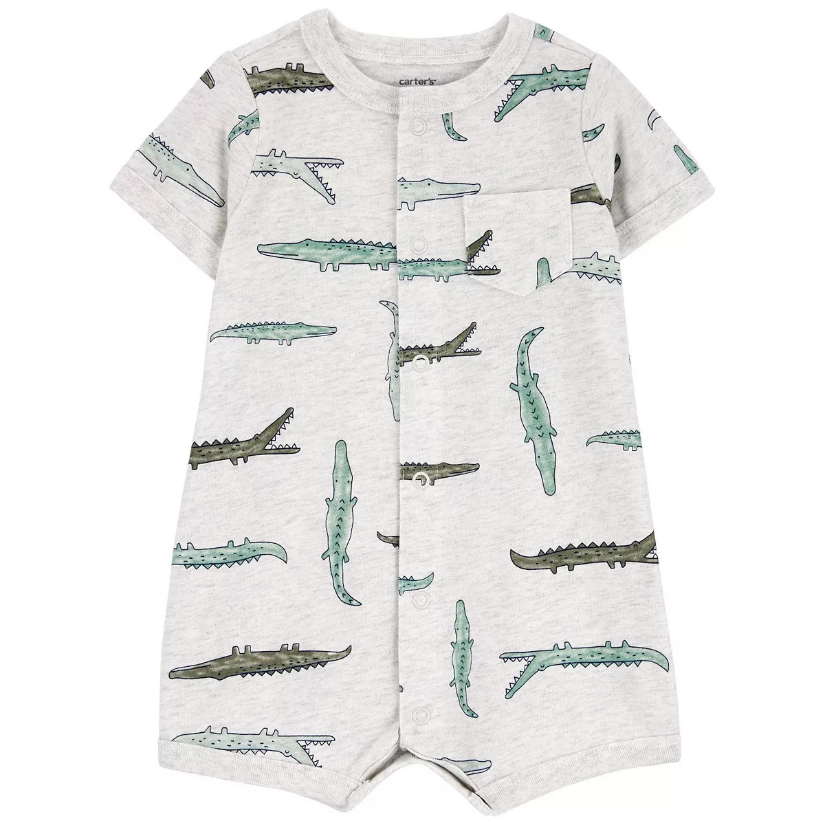 Baby Boy Carter's Alligator Print Romper | Kohl's