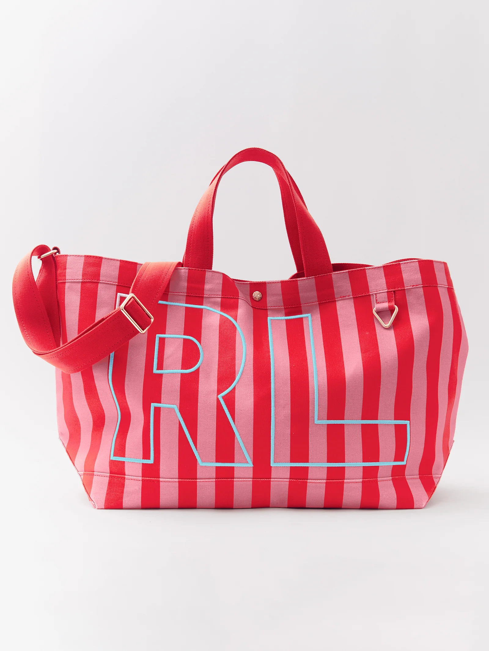 Striped Custom Alpha Tote - Cabana | BaubleBar