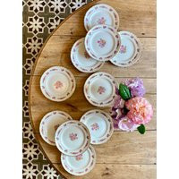 Set Of 10 Vintage Dessert Plates - Princess Moulin Des Loups | Etsy (US)