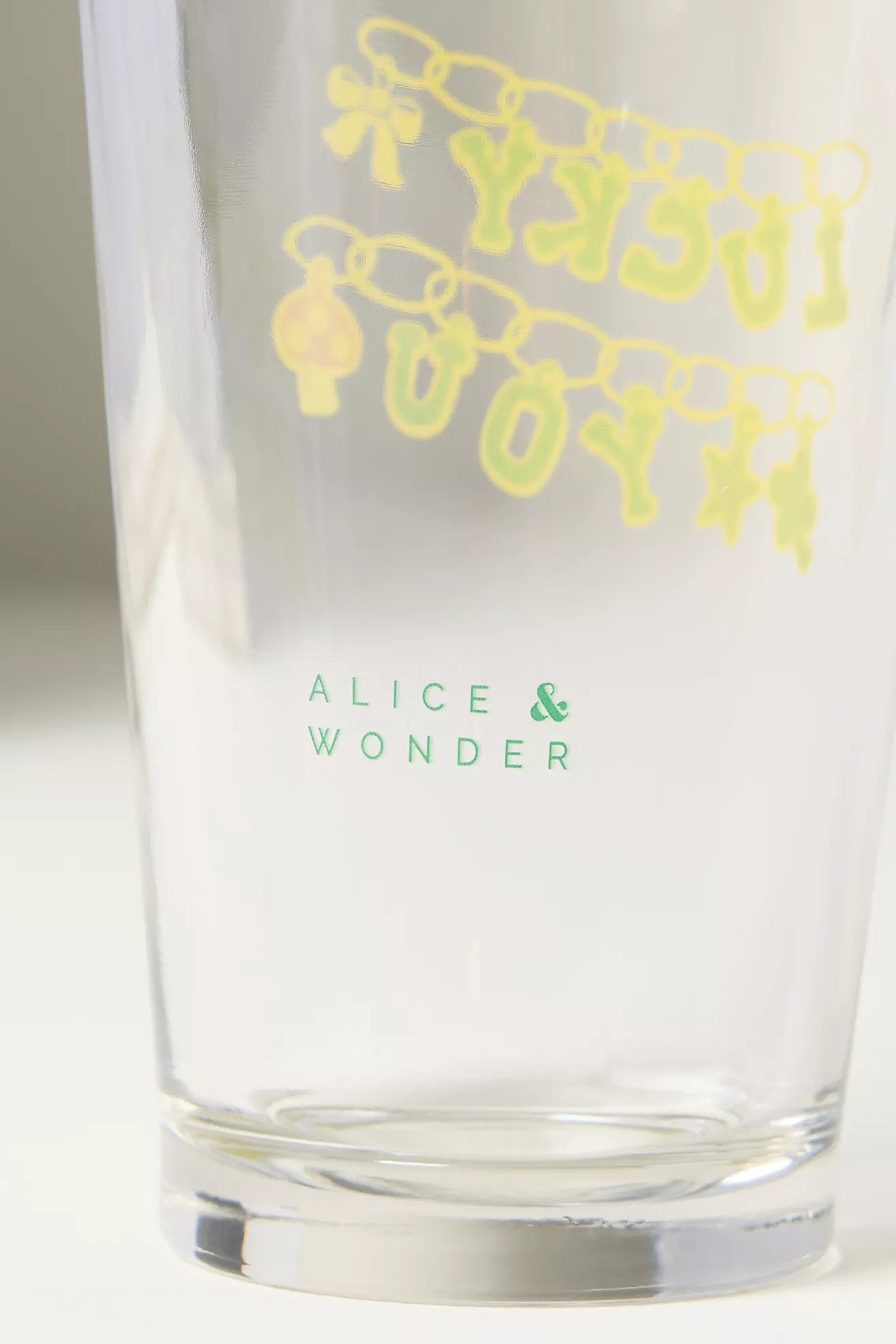 Alice & Wonder St. Patrick's Pint Glass | Anthropologie (US)