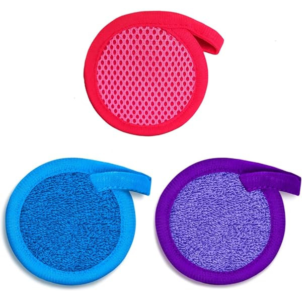 Nugilla Reusable Makeup Remover Pads, 18 Packs Microfiber Face Cloth with a Washable Laundry Bag, Reusable Rounds Towels for Face Cleaning, Soft Facial Rounds Wipes Eyes/Lips Clean for Women Gifts | Amazon (US)