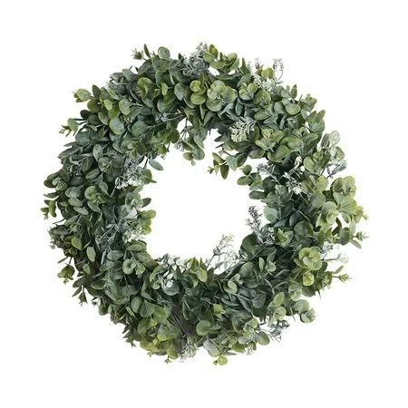 Christmas Flower Wreath Flower Rose Merry Christmas Garland Wreath Home Party Door Hanging Decor Chr | Walmart (US)