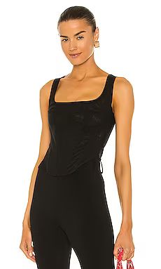 Miaou Campbell Corset in Black from Revolve.com | Revolve Clothing (Global)
