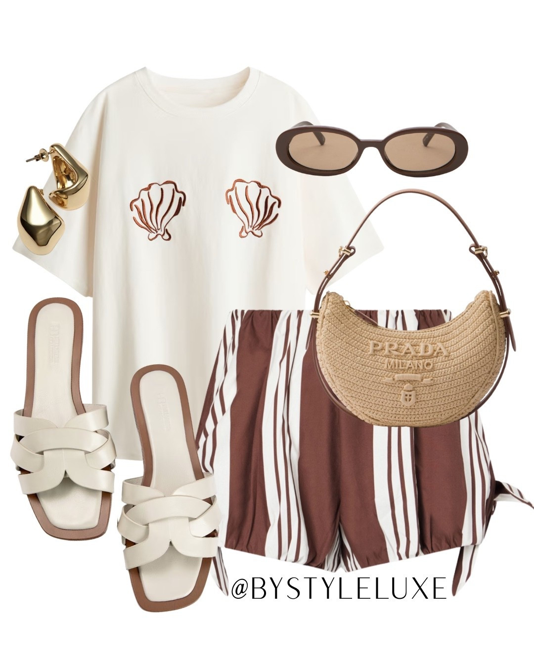 SUMMER STRIPES - These shorts are so cute with the little toes on the side, styled here with this embroidered H&M t-shirt 

#sandals #shorts #summeroutfit

#LTKsummer #LTKshoes #LTKbag