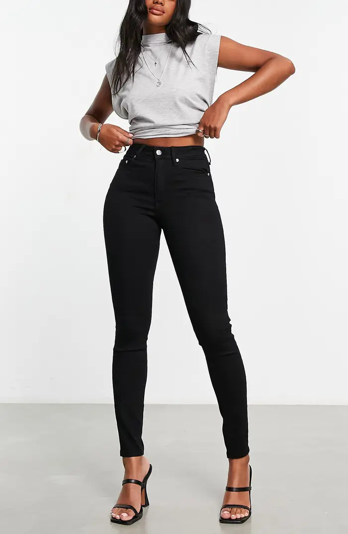 ASOS DESIGN High Waist Skinny Jeans | Nordstrom | Nordstrom