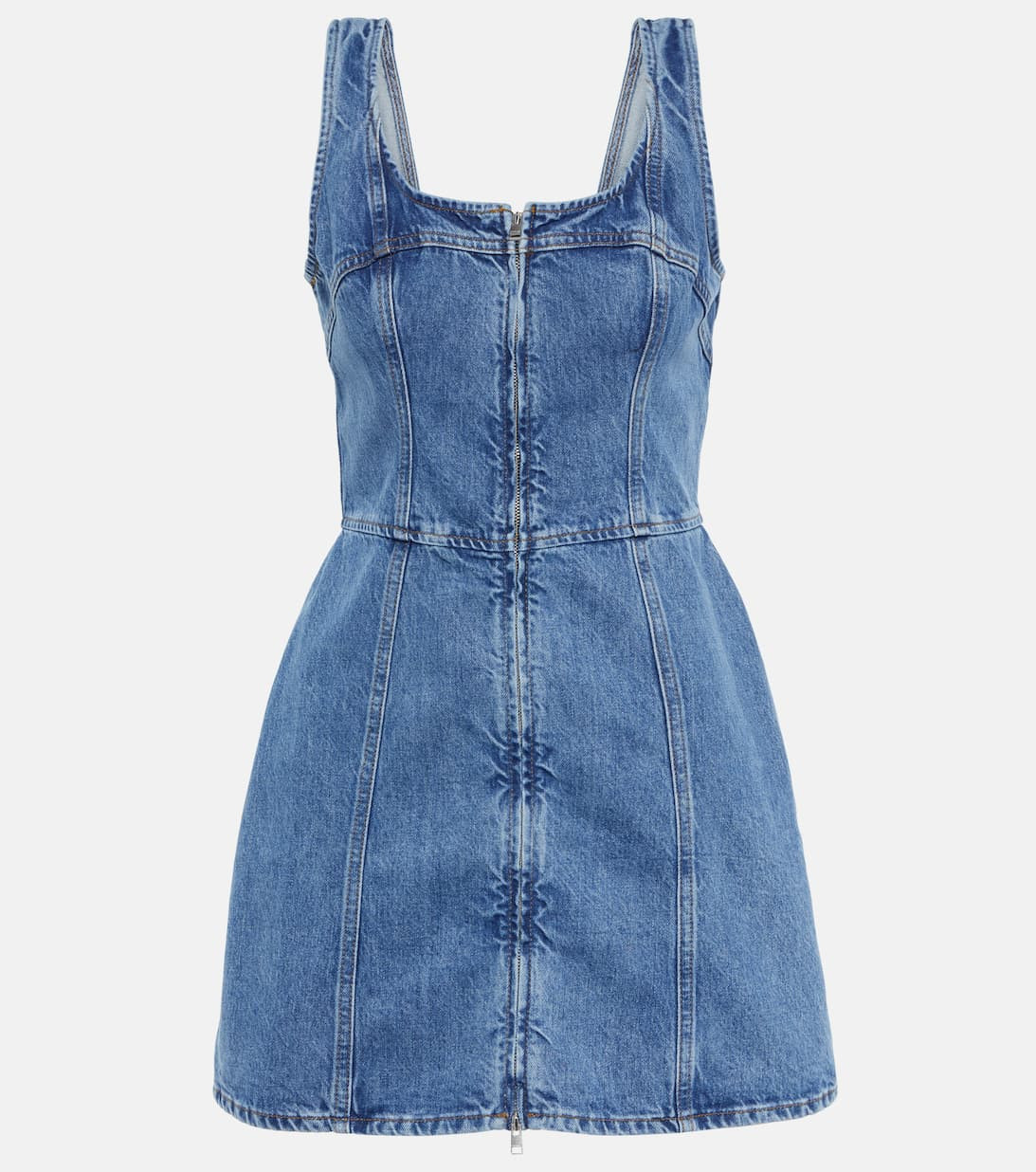 Bustier denim minidress | Mytheresa (US/CA)