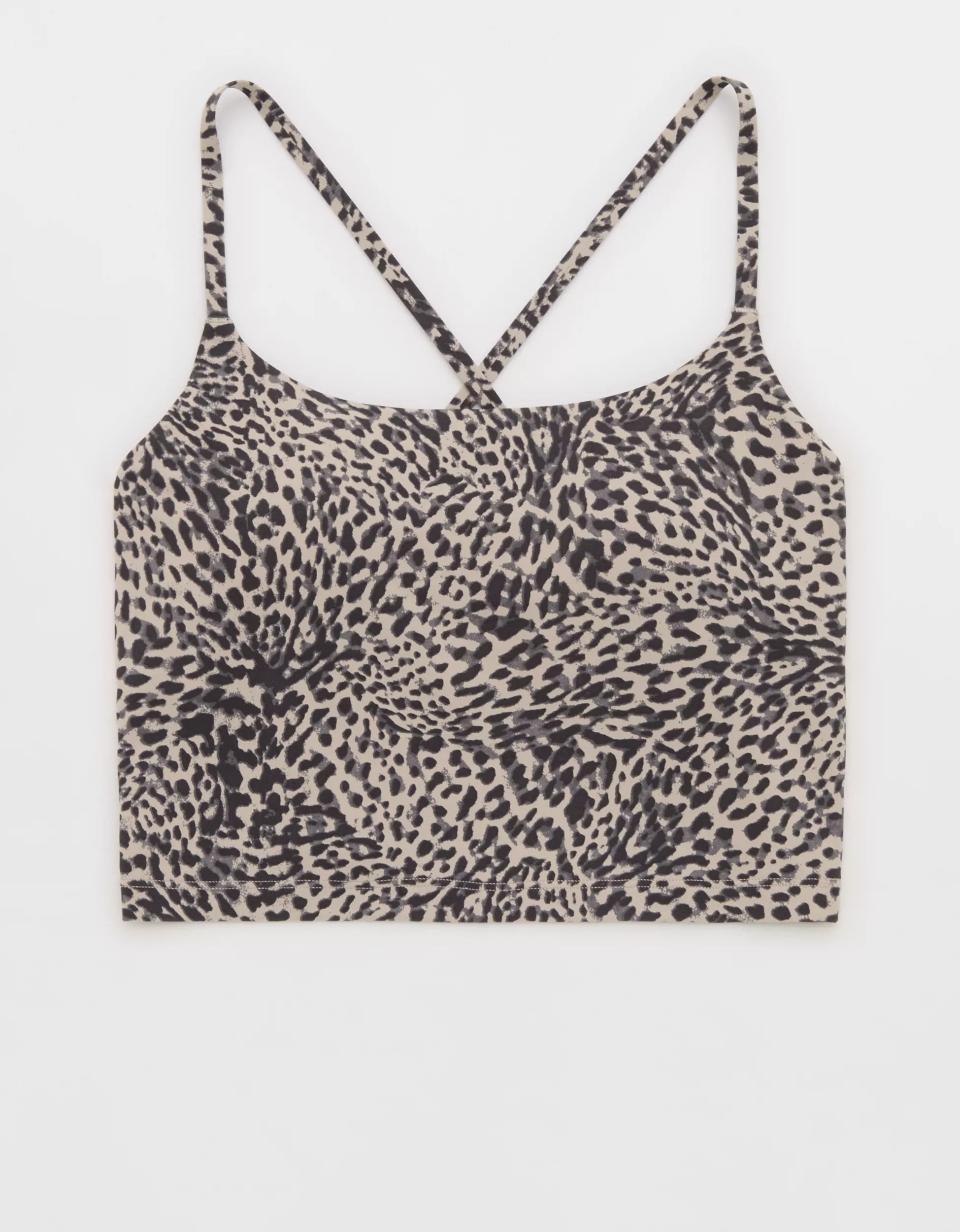 OFFLINE By Aerie Real Me Xtra Strappy Longline Sports Bra | American Eagle Outfitters (US & CA)