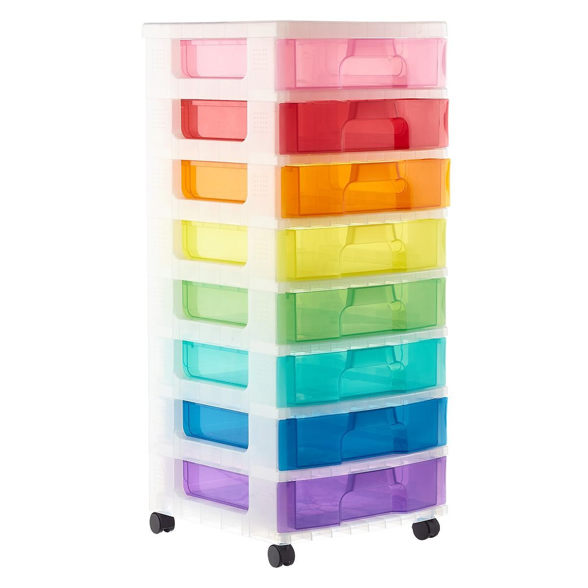Really Useful Box 8-Drawer Rolling Chest Rainbow | The Container Store