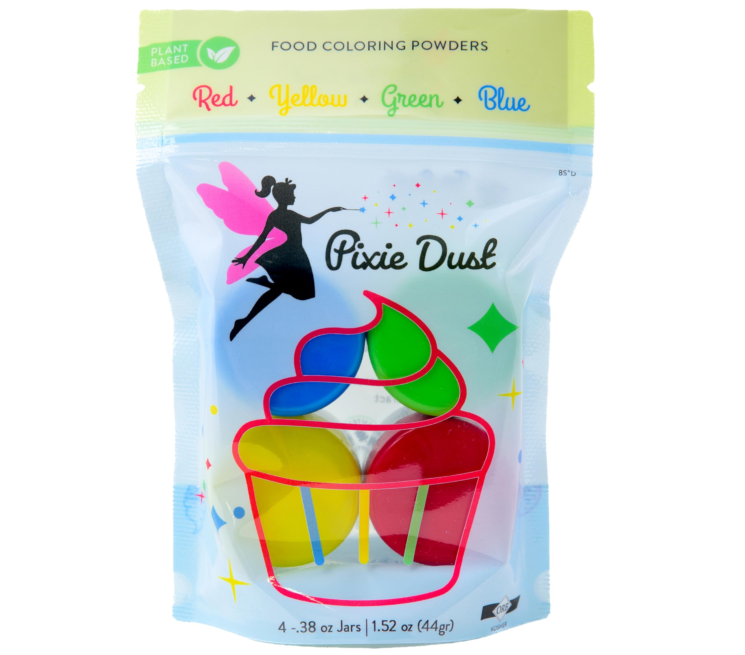 Dye-Free Food Coloring Powder set - Red, Blue, Green and Yellow. | Perfect for cake decorating, c... | Amazon (US)
