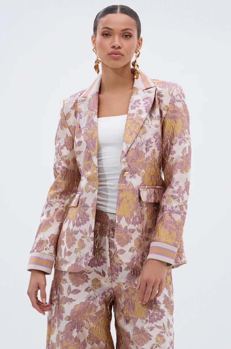 SLOW MOTION BROCADE BLAZER | AKIRA