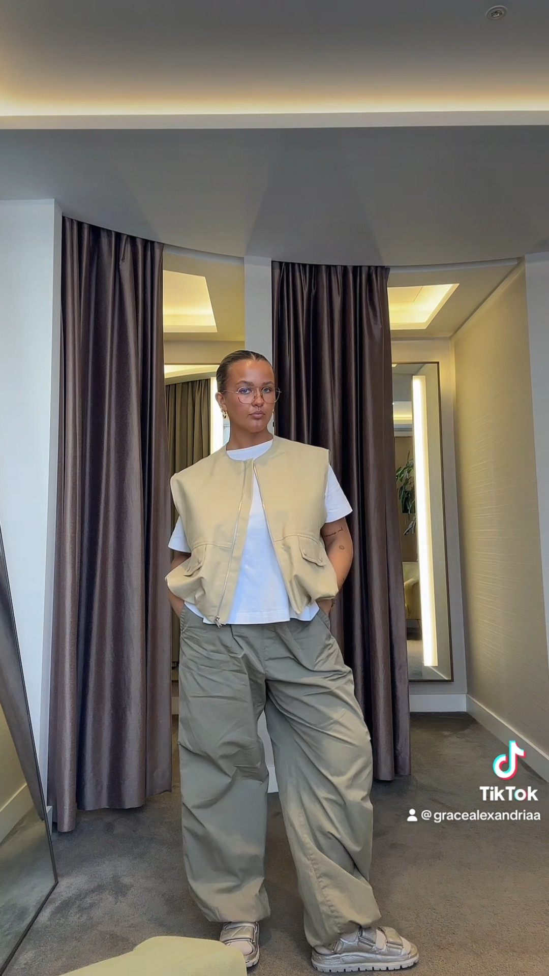 OOTD 💫 Parachute pants + white tee + gilet + dad sandals

#LTKmidsize #LTKfindsunder50 #LTKSeasonal