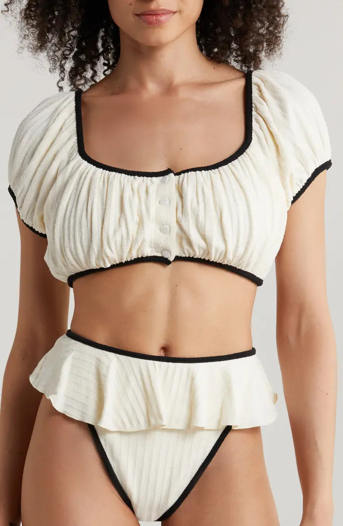 MONTCE Bandita Ruffle Bikini Top | Nordstrom | Nordstrom