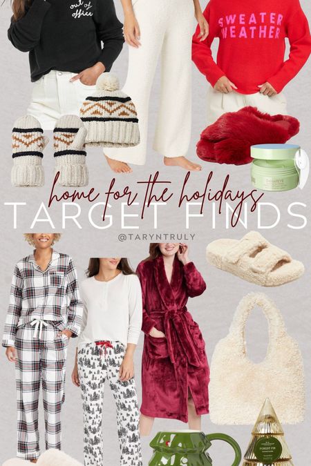 Target holiday finds - home finds - cozy pajamas - slippers - robe - cozy pants 

#LTKSeasonal #LTKGiftGuide #LTKHoliday