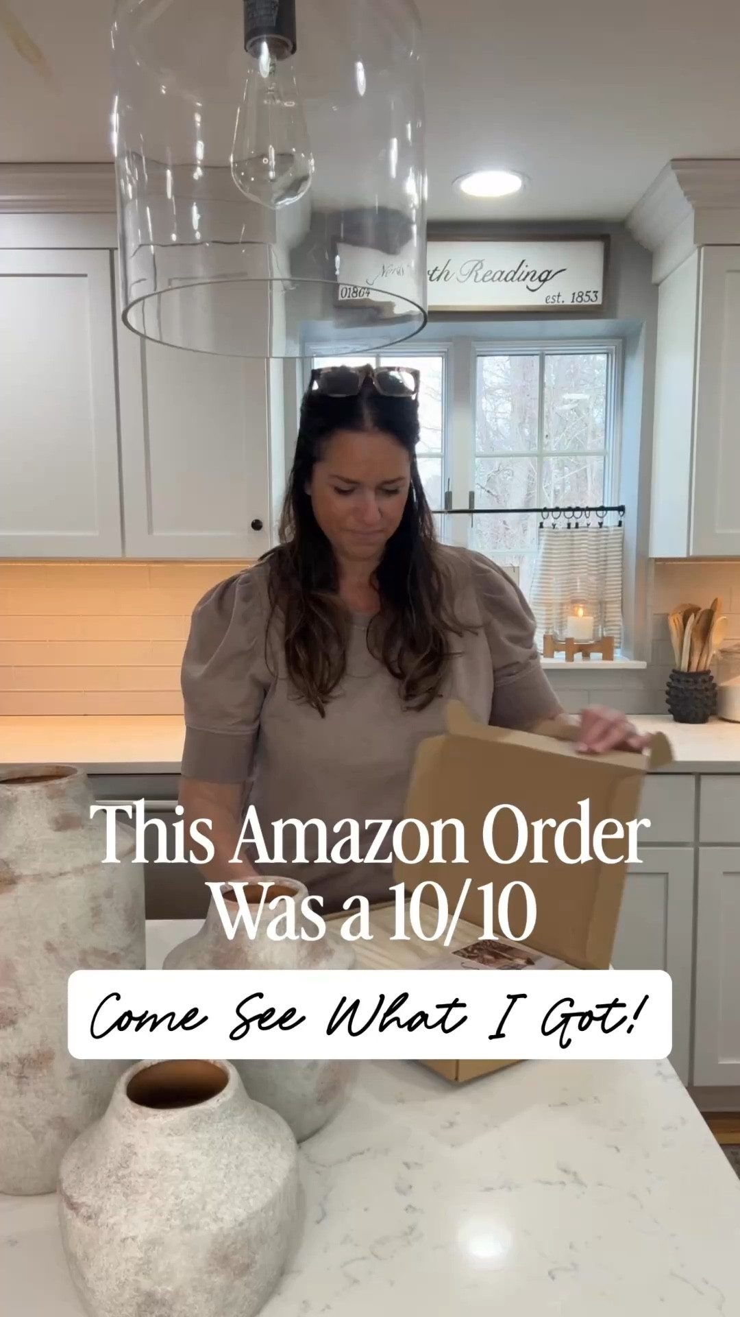 My entire Amazon order was a 10/10! For price, quality, & style! This vase trio, the coffee table books with hidden storage, and the willow branches are going to be my new favorite pieces. 

Come back tomorrow to see how I styled it all around my home. And for links to all of it, give a follow & comment TEN and I’ll DM you the links! 