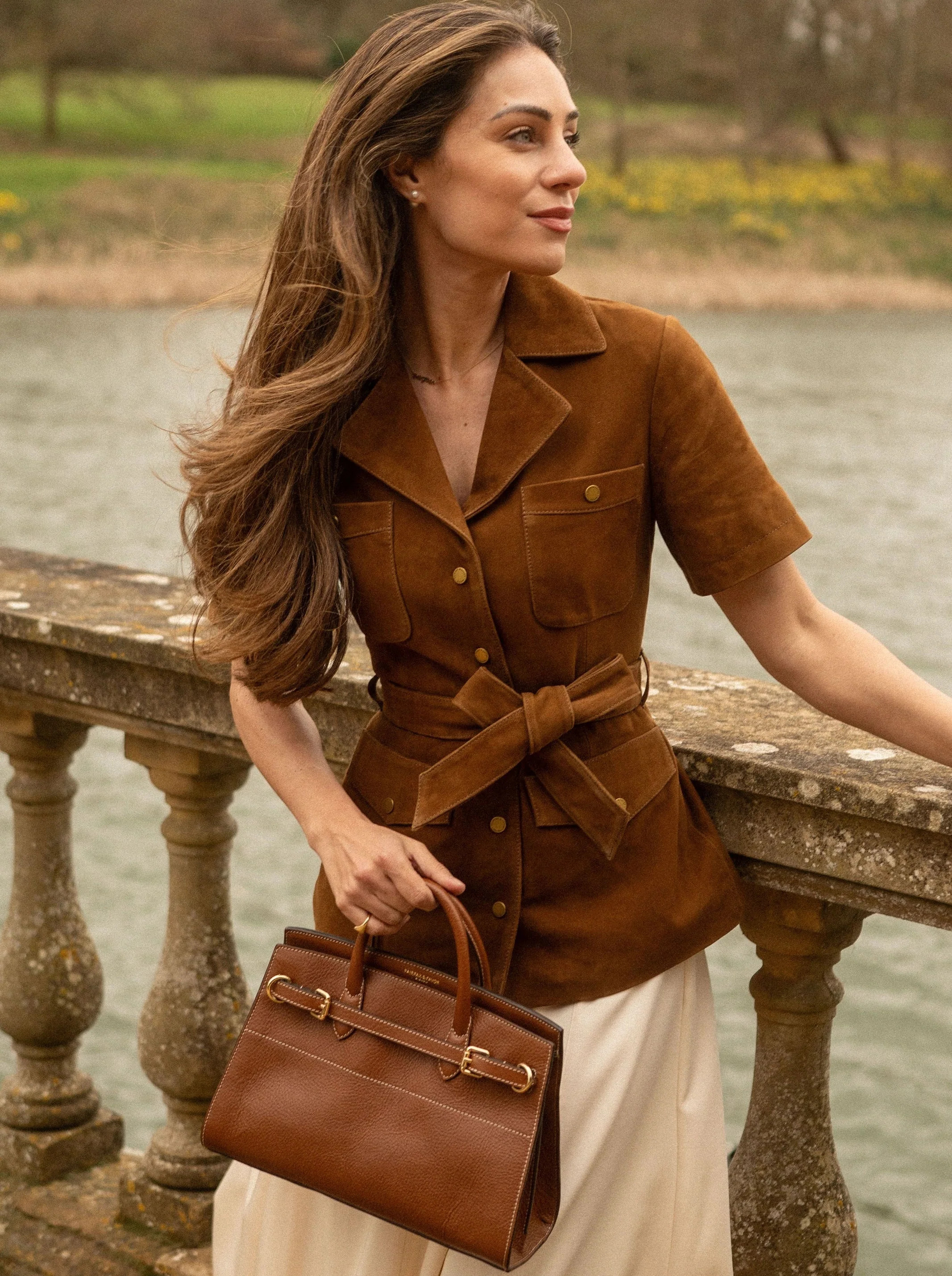 Town & Country Collection - Top Handle Bag - Tan | Fairfax & Favor | Fairfax & Favor (UK)