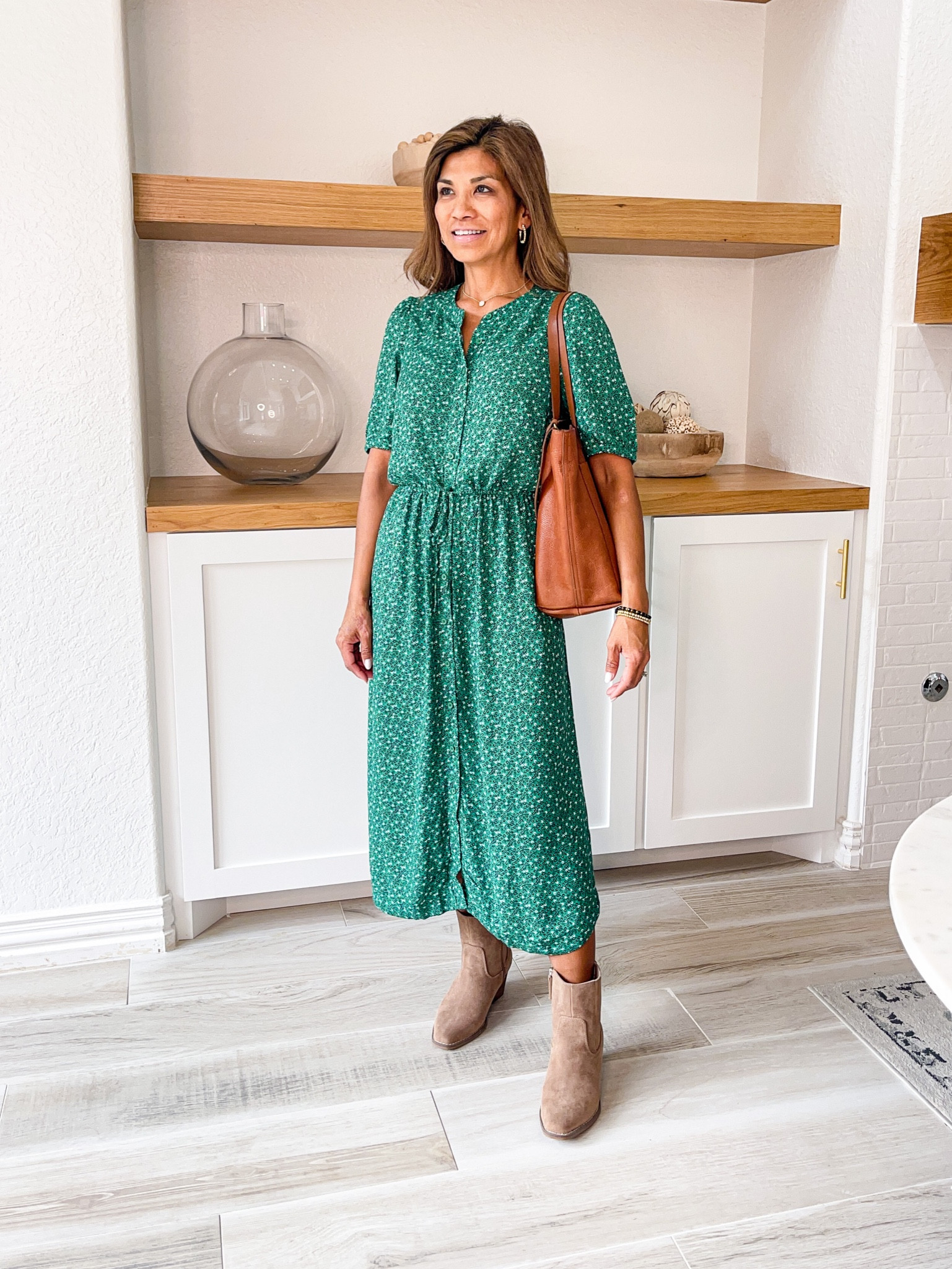 Teacher Outfit, Amazon finds
Dress in small tts
Boots fit tts
Madewell tote bag

#LTKunder50 #LTKSeasonal #LTKworkwear