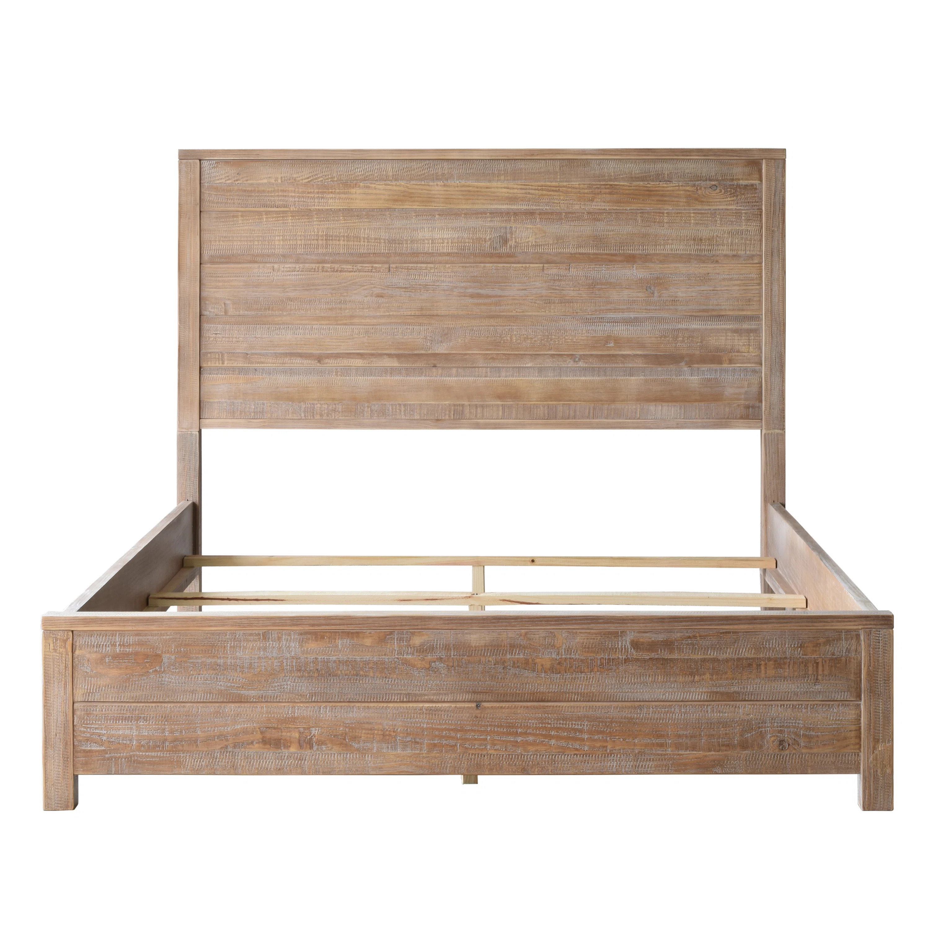 Montauk Solid Wood Panel Bed | Wayfair North America