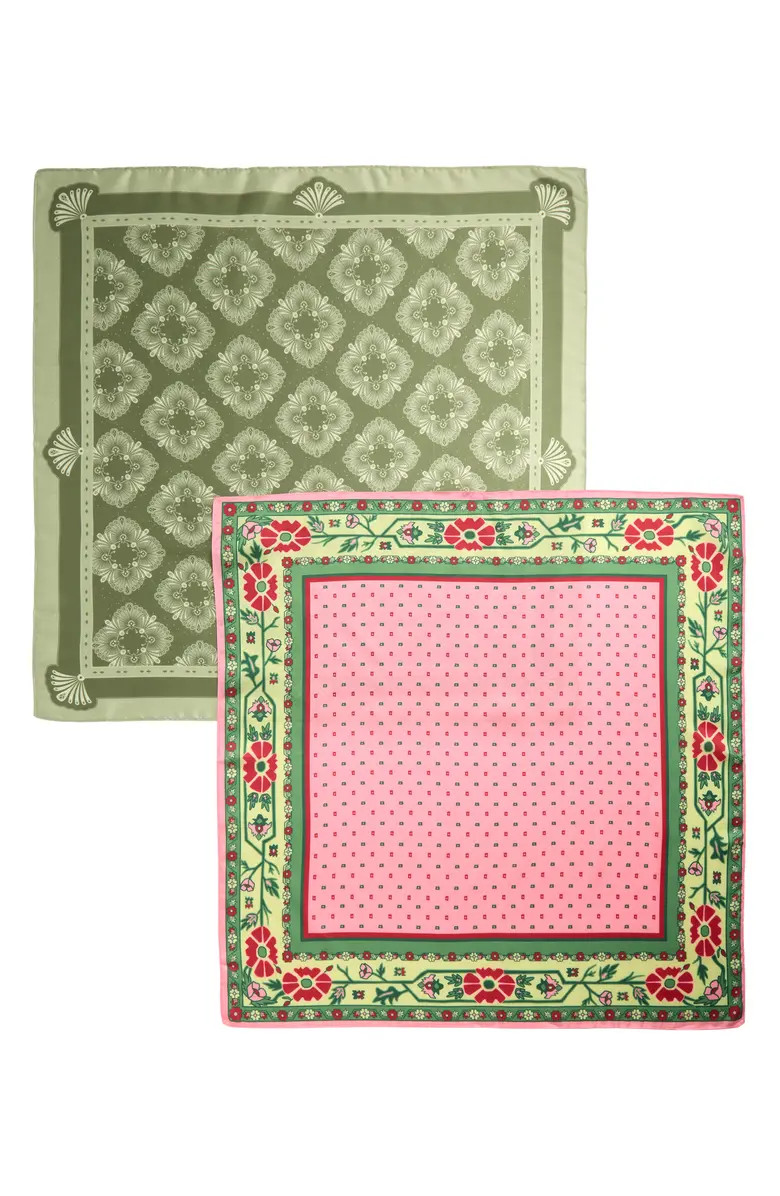 Assorted 2-Pack Satin Scarf | Nordstrom