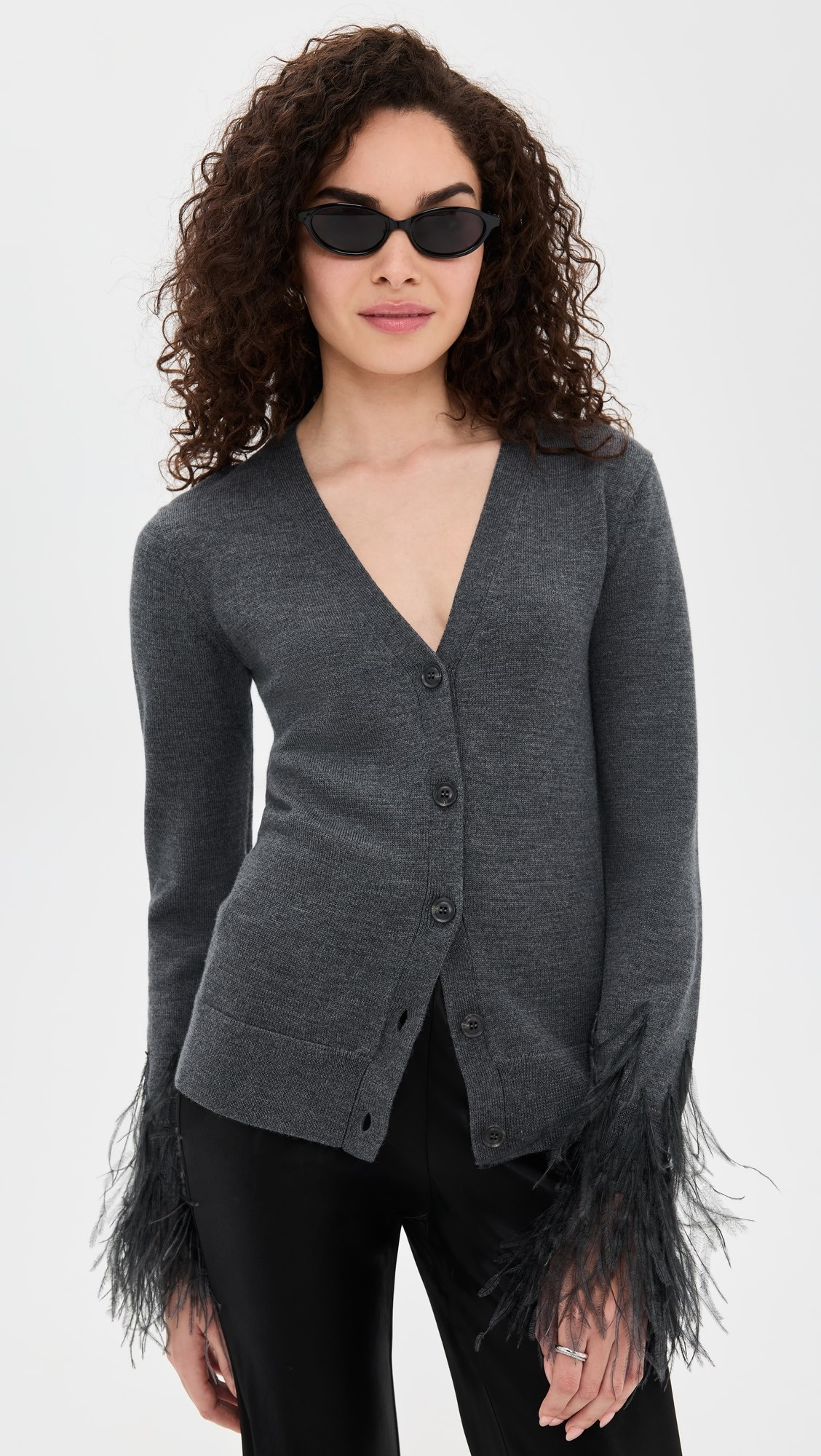 Charlotte Feather Cardigan | Shopbop