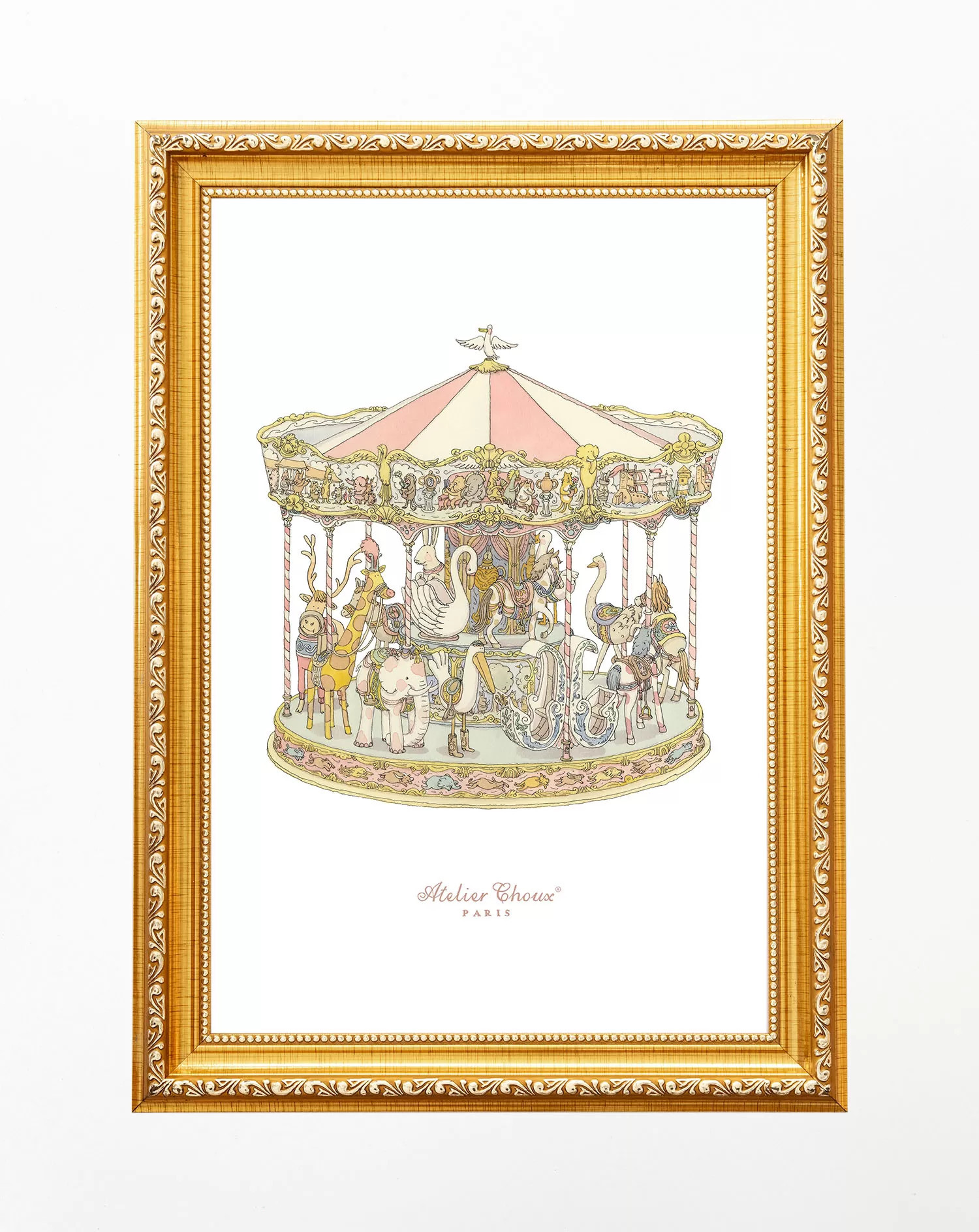Art Print - Carousel Pink - Atelier Choux | Atelier Choux