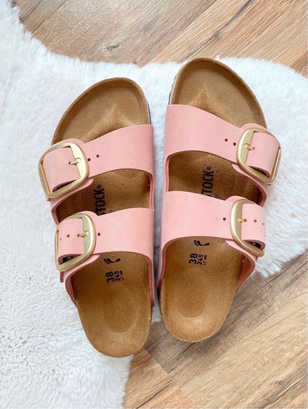 Pink and gold Birkenstock’s! I’m a size 7.5 and I wear the size 7/7.5! 

Sandals, gifts for her, Birkenstock’s, Nordstrom , best seller 

#LTKstyletip #LTKshoecrush #LTKfindsunder100

#LTKStyleTip #LTKFindsUnder100 #LTKSaleAlert