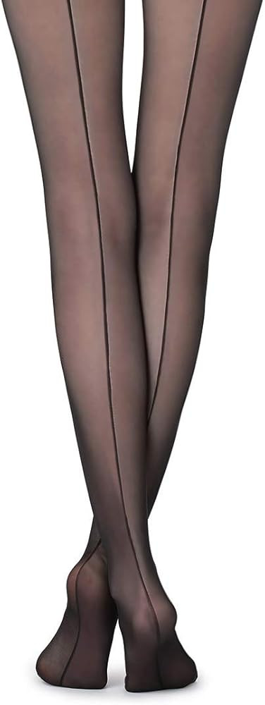 Women's Ultra Sheer Backseam Tights T Crotch Sexy Pantyhose Stockings Ballroom Latin Dance Tights | Amazon (UK)