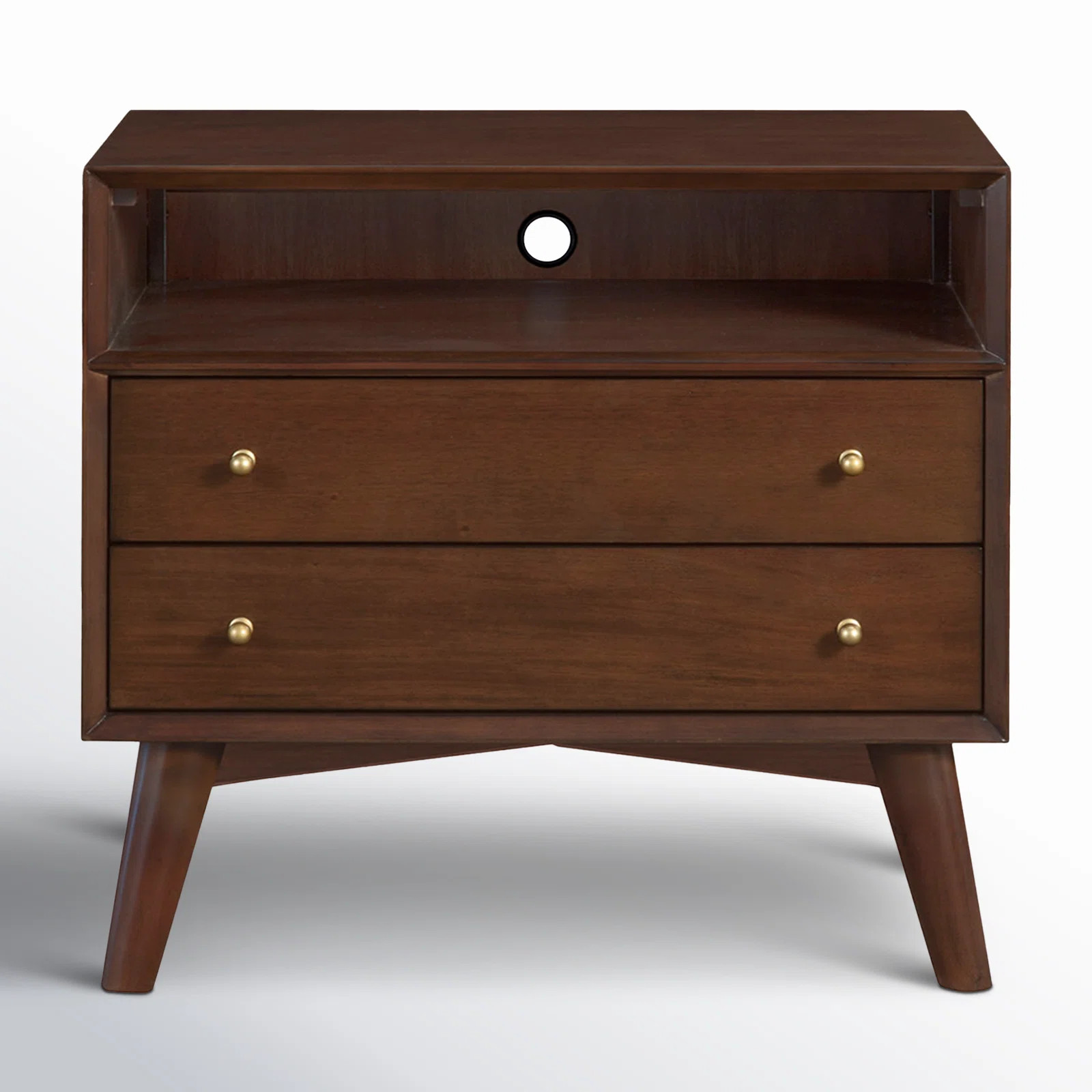 Williams 2-Drawer Nightstand with Shelf | AllModern