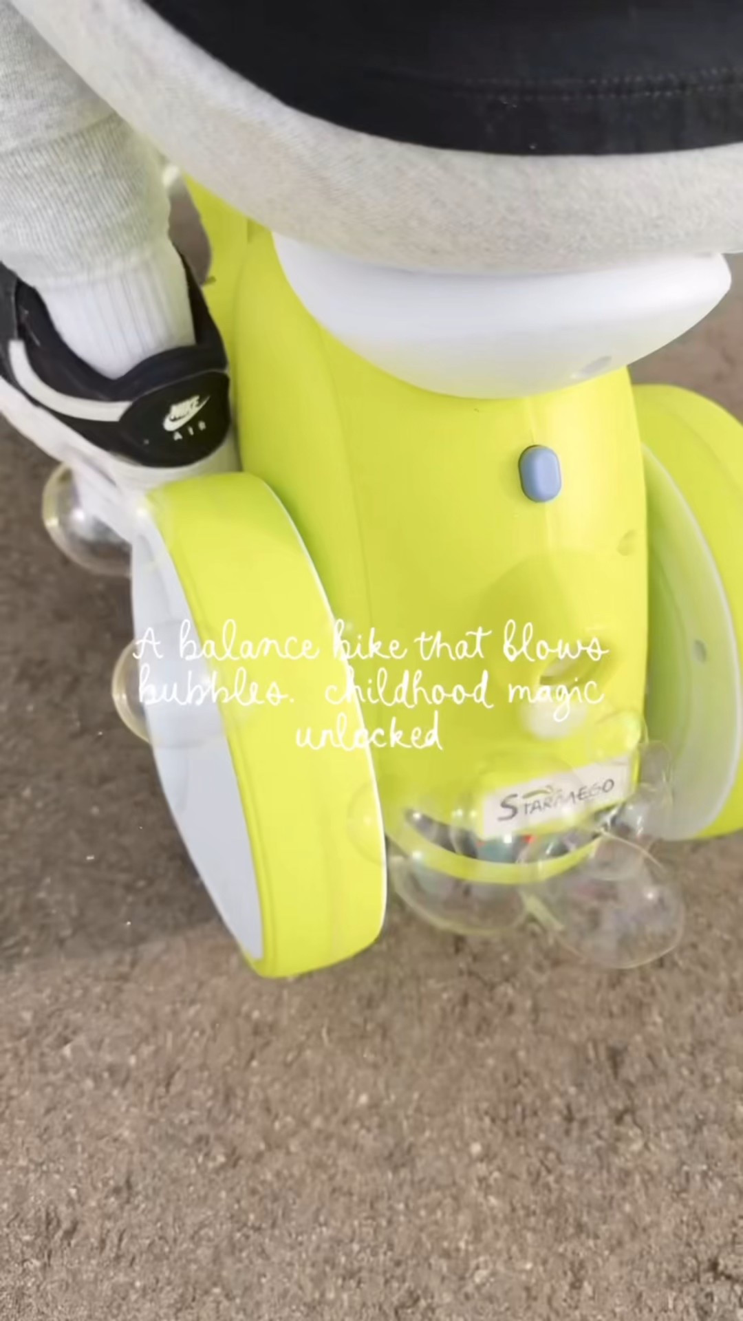 Learning to ride, building confidence, and blowing bubbles all at the same time 🫧🚲 This little balance bike turns everyday play into the sweetest kind of magic …. giggles, movement, and memories in the making. We sold out the bubble bouncer and now this beauty is here! 

SHOP : https://amzn.markable.ai/FzU0EUXi

#ToddlerMustHave #BalanceBike #OutdoorPlayFun

#LTKKids #LTKHoliday #LTKGiftGuide