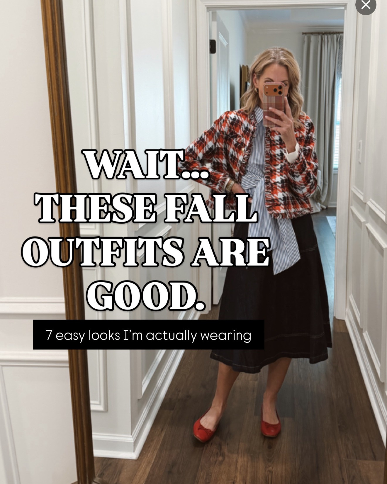 WAIT… these fall outfits are GOOD. 🍂 Sharing 7 easy fall outfits for women that I’m actually wearing—from fall workwear and teacher outfits to casual weekend style. Think plaid, denim, wide leg jeans, skirts, stripes, loafers, ballet flats and easy fall layers. If you’re looking for fall fashion over 40 or 50 that feels current, classic and actually wearable, start here!

Comment NEW and I’ll send you all the links!

#LTKootd #LTKmomlife #LTKdayinmylife
