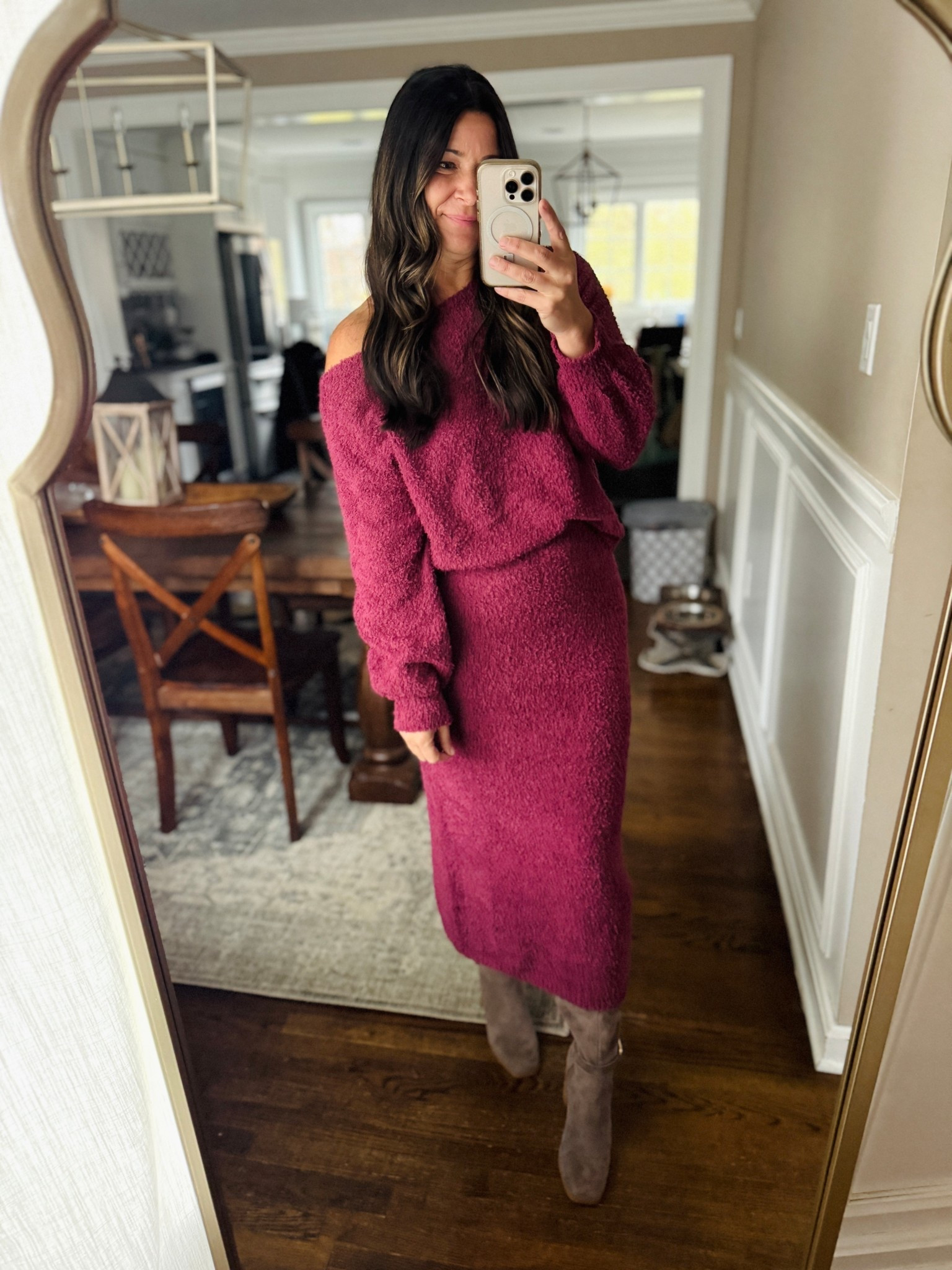 2 Piece fleece set perfect for a holiday event 

#LTKOver40