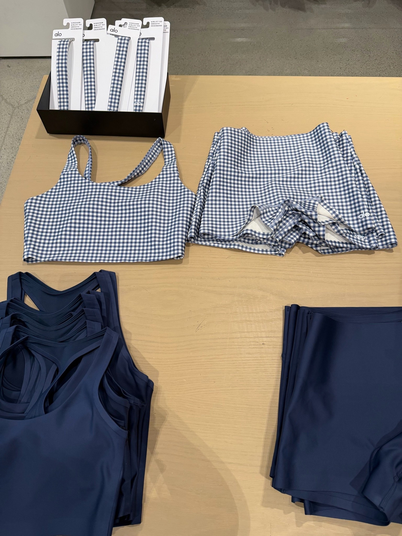 New Alo gingham sets!