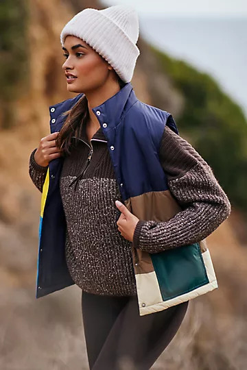 Varley Willard Knit Half-Zip Sweater | Anthropologie (US)