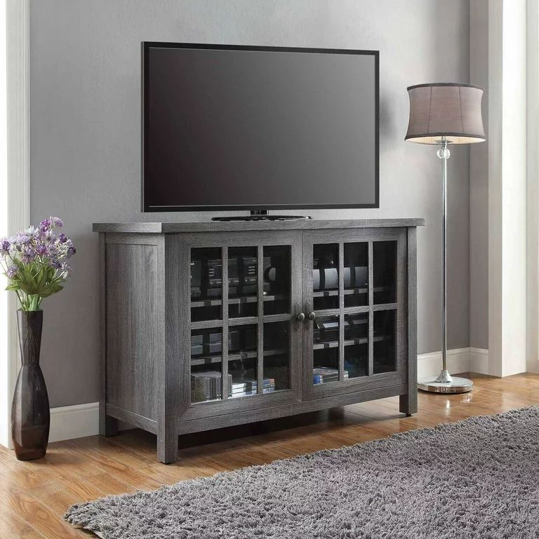 Better Homes & Gardens Oxford Square TV Stand for TVs up to 55", Gray - Walmart.com | Walmart (US)