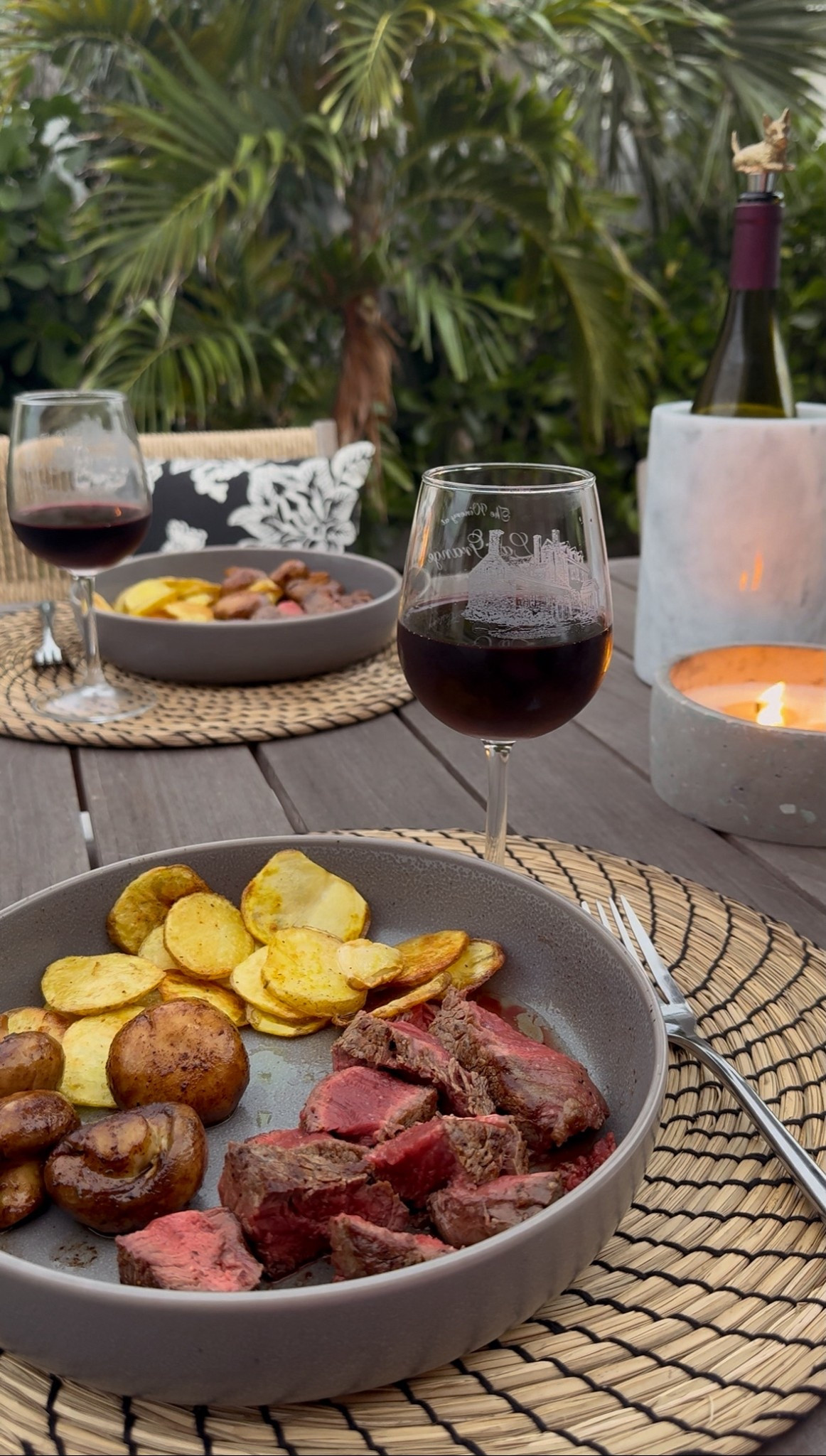 Backyard date night🍷🥩

#LTKParties #LTKSummerEdit #LTKHome