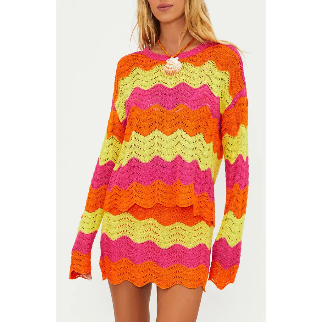 Beach Riot Beach Cover-Up Sweater in Soleil Wave at Nordstrom Rack, Size Small | Nordstrom Rack