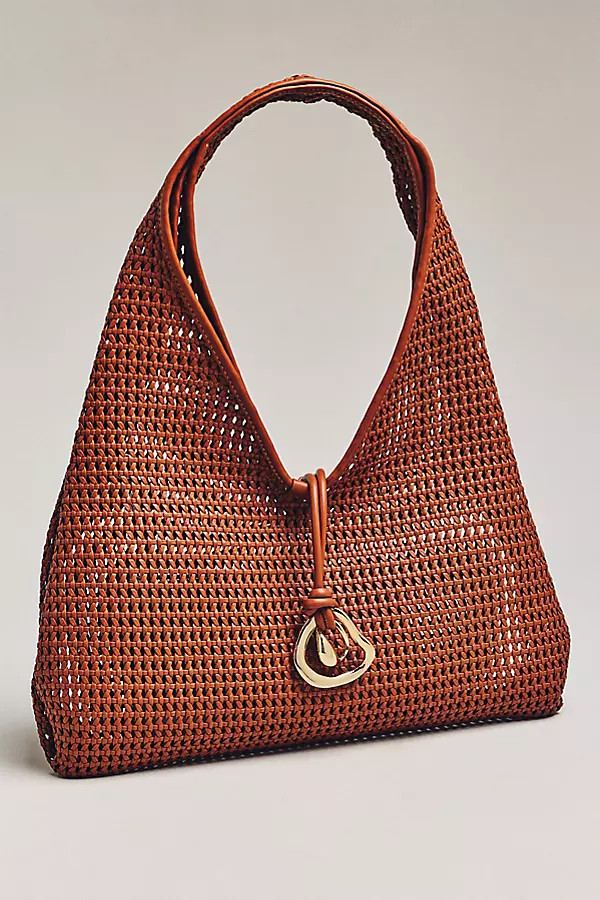 Missie Raffia Mesh Tote | Anthropologie (US)
